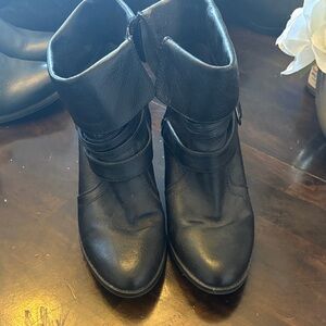 St. John's Bay Black Ankle Booties